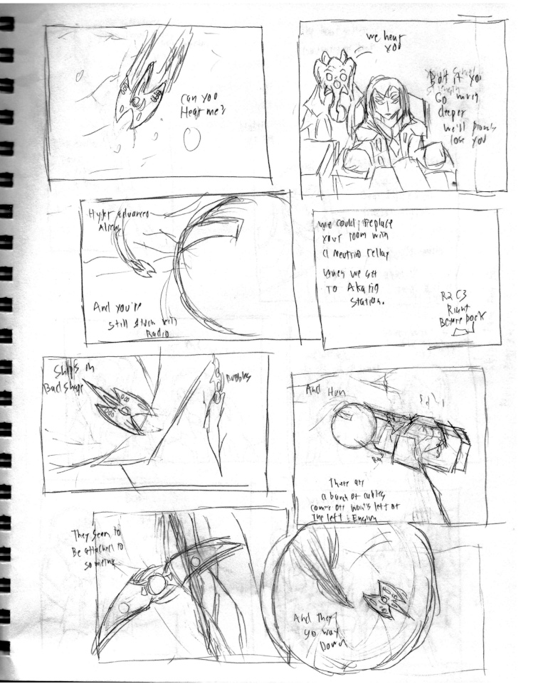 Page 110 Original Sketch